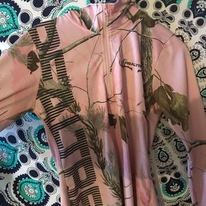 Pink camouflage realtree dry fit